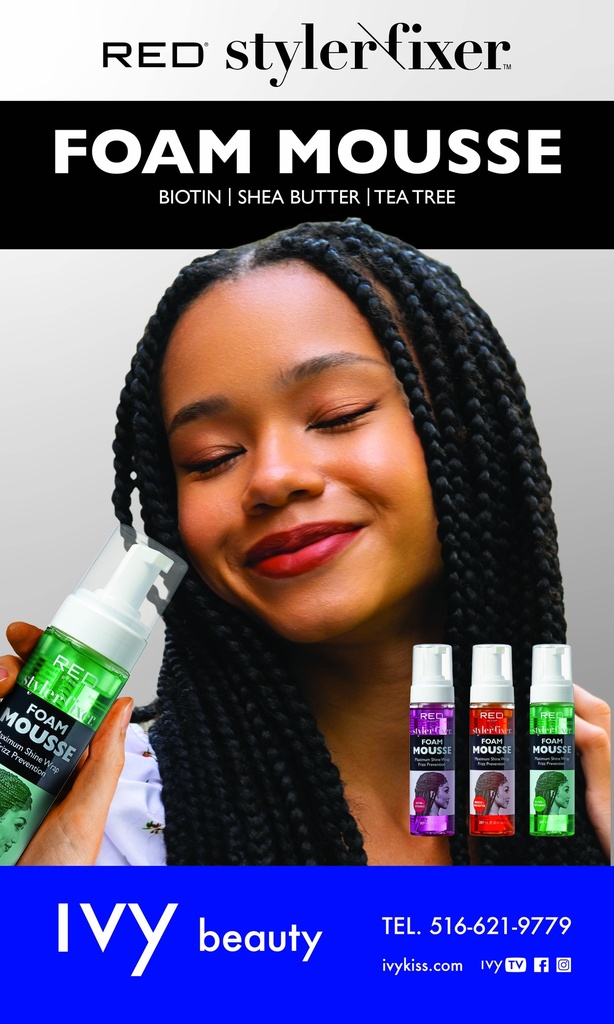 STYLER FIXER FOAMING MOUSSE BANNER