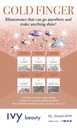 GOLDFINGER NAIL RHINESTONES BANNER
