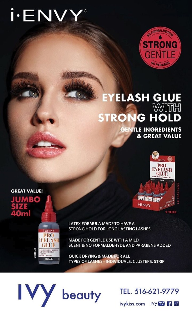 IEK PRO EYELASH GLUE BANNER