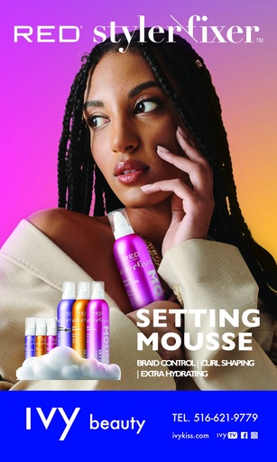 [ZRED020] STYLE FIXER SETTING MOUSSE BANNER
