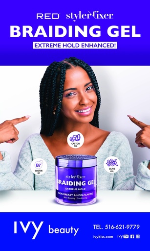 [ZRED022] STYLE FIXER BRAIDING GEL ENHANCED BANNER