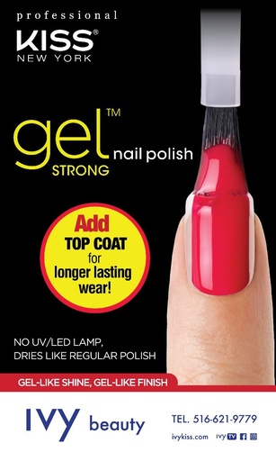 [ZKSNY04] KISS GEL STRONG NAIL POLISH BANNER