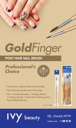 [ZNA26] GOLDFINGER NAIL BRUSHES BANNER
